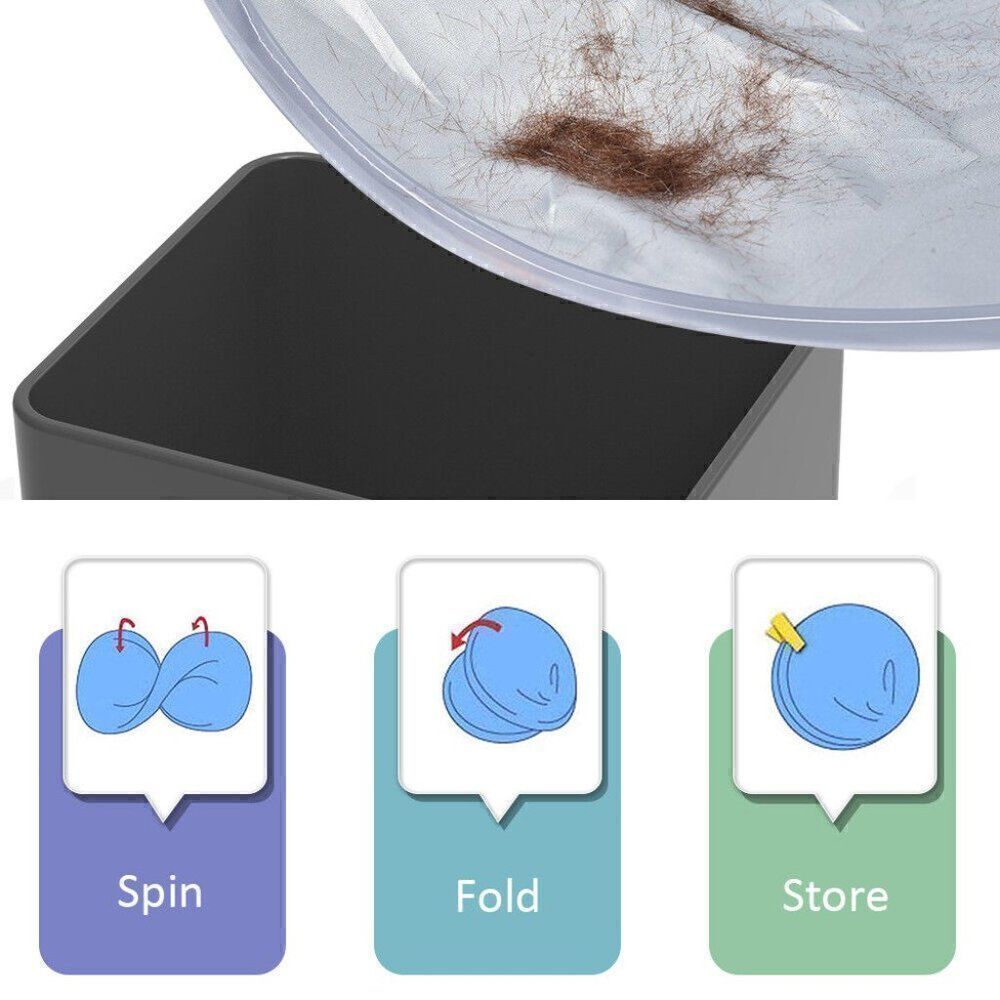 Barber Gown Cloth Hair Cutting Cloak Umbrella Hairdressing Cape Barber Salon - Picture 5 of 6